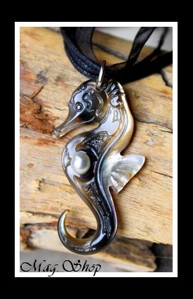Hippocampe Collier Nacre & Perle Keishi de Tahiti Modèle 2 MAG.SHOP TAHITI (2)