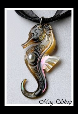 Hippocampe Collier Nacre & Perle Keishi de Tahiti Modèle 2 MAG.SHOP TAHITI (2)