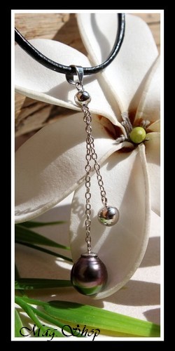 Hiva Oa` Collier Perle Baroque de Tahiti MAG.SHOP