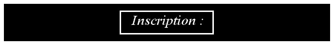 INSCRIPTION ESPACE PRO MAG.SHOP