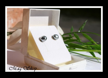 Kamaka Boucles D`Oreilles Perles Keishis de Tahiti Modèle 2 MAG.SHOP
