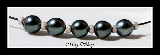 Maeva Collier 5 Perles de Tahiti Modèle 2 MAG.SHOP