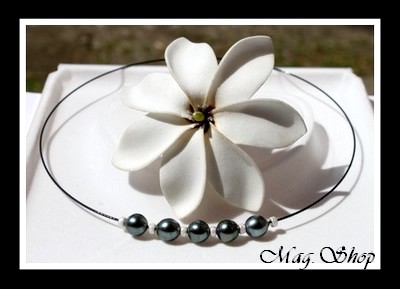 Maeva Collier 5 Perles de Tahiti Modèle 2 MAG.SHOP