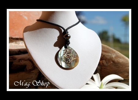 Manihi Vagues Collier Nacre & Perle de Tahiti MAG.SHOP