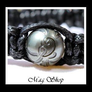 Matahi Bracelet TIKI Perle de Tahiti Gravée Modèle 3 MAG.SHOP
