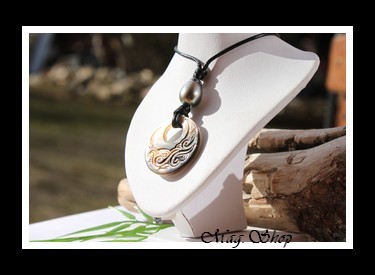 Matavai Collier Lagon Vagues Nacre & Perle de Tahiti Modèle 6 MAG.SHOP
