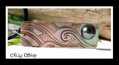 Maupiti Collier Nacre & Demi-Perle de Tahiti Modèle 4 MAG.SHOP