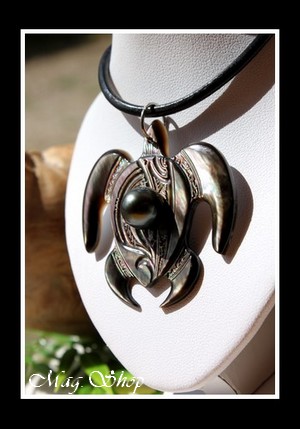 Nui Tortue Marquisienne Moana Collier Nacre & Perle de Tahiti Modèle 3 MAG.SHOP (3)