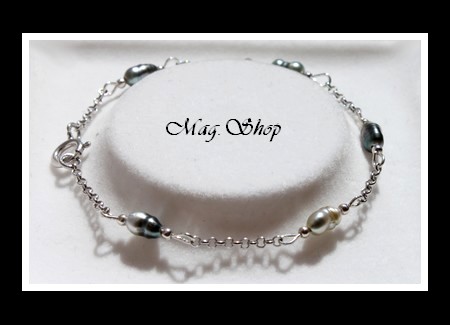 Nuku Hiva Bracelet 5 Perles Keishis de Tahiti Modèle 7 MAG.SHOP