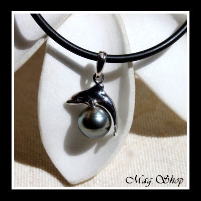 Ohiri Collier Dauphin Perle de Tahiti MAG.SHOP