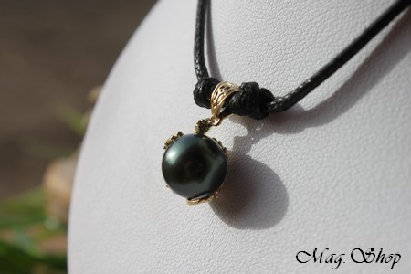 Orohena Collier Margouillat  Marquisien OR 18K Perle de Tahiti MAG.SHOP