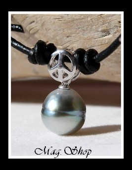 Peace & Love Collier Moana Perle de Tahiti MAG.SHOP