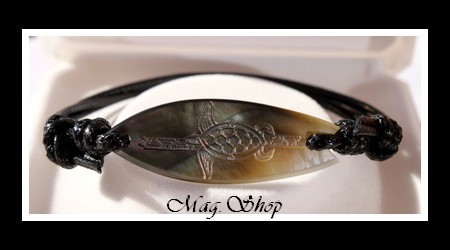 Planche de Surf Tortue Maroe Nui Bracelet Nacre de Tahiti Modèle 2 MAG.SHOP