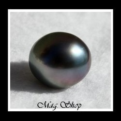 POE Mihinoa Collection / Perle Nue Ovale de Tahiti 10.75mm/A Gris/Verts/Bleus/Aubergines Clairs (photos contractuelles)