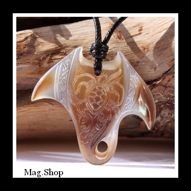 Raie Tortue Vaimana Collier Nacre de Tahiti Modèle 2 MAG.SHOP