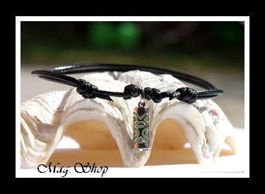 Raihearii Bracelet Tiki Chance Adventurine Argent Rhodié 925 MAG.SHOP