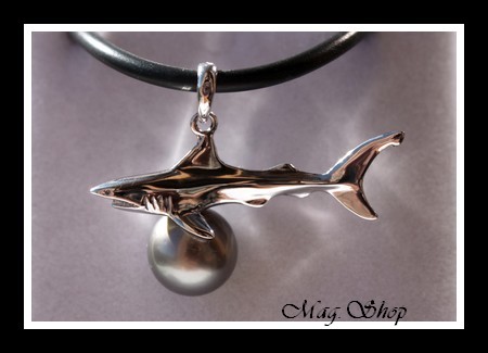 Requin Haeretua Collier Perle de Tahiti Modèle 1 MAG.SHOP