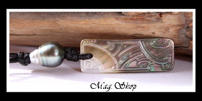 Rikitea Collier Marquisien Nacre & Perle de Tahiti Modèle 2 MAG.SHOP