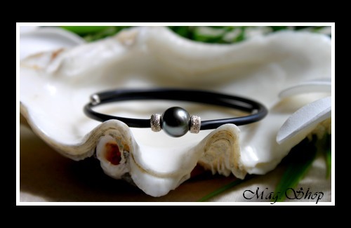 TAHITI Collection  Bracelet MANAVA Perle Ronde de TAHITI MAG.SHOP