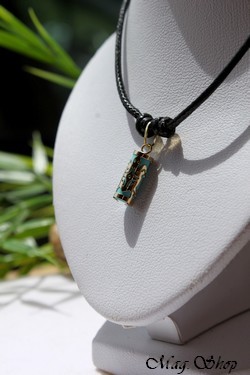 Tahiti Tortue Collier OR 750 Turquoise P12T MAG.SHOP
