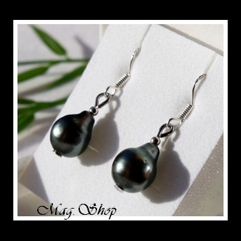 Tavana Boucles D`Oreilles 2 Perles de Tahiti Modèle 2 MAG.SHOP