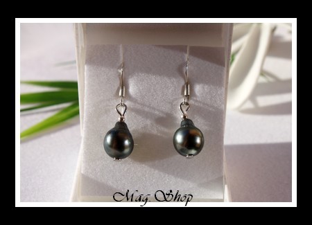 Tavana Boucles D`Oreilles 2 Perles de Tahiti Modèle 2 MAG.SHOP