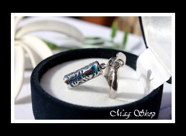 Terava Bague Tiki Amour Argent Rhodié 925 Turquoise MAG.SHOP