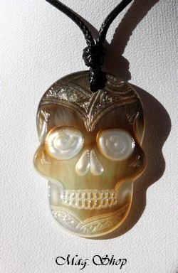 Tête de Mort Collier Nacre de Tahiti Modèle 1 MAG.SHOP