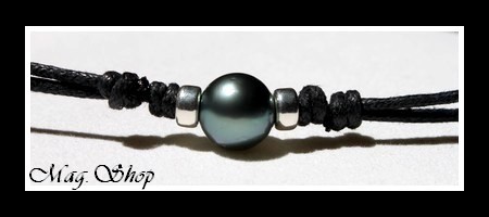 Toppua Collier Surfeur Bora-Bora Perle de Tahiti Modèle 3 MAG.SHOP