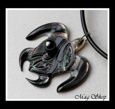 Tortue Nui Marquisienne Moana Collier Nacre & Perle de Tahiti Modèle 1 MAG.SHOP