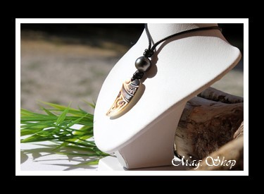 Tuarae Marquisien Collier Nacre & Perle de Tahiti Modèle 5 MAG.SHOP